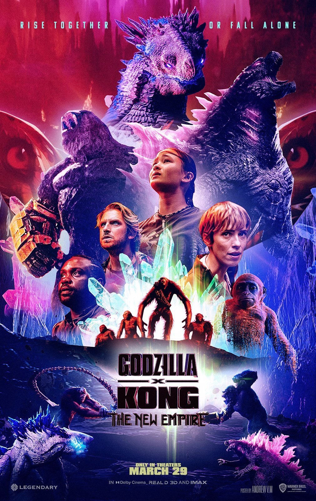 고질라 X 콩: 뉴엠파이어 포스터